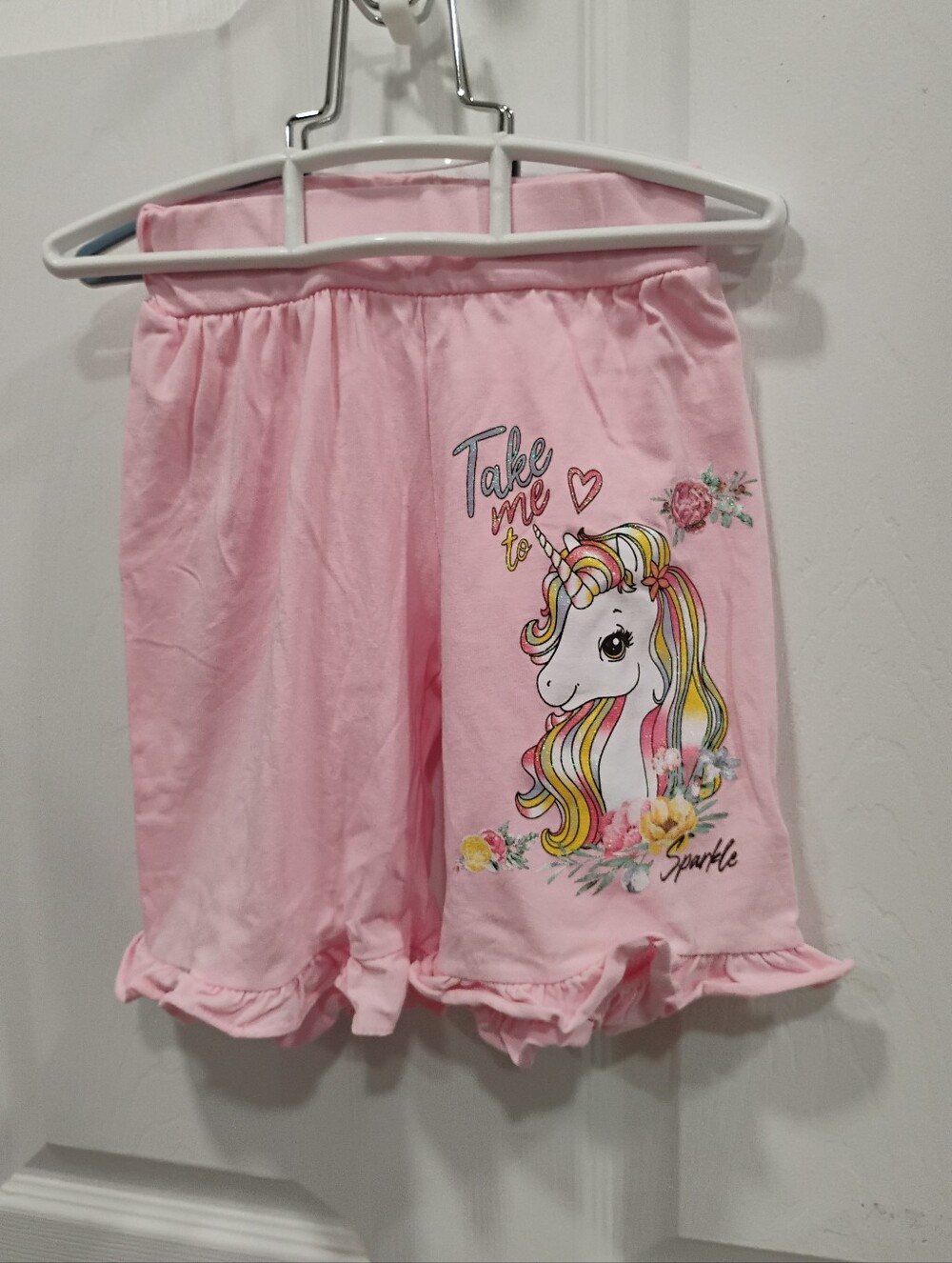 🩷 Girls Cotton Unicorn Capris... 3/$21